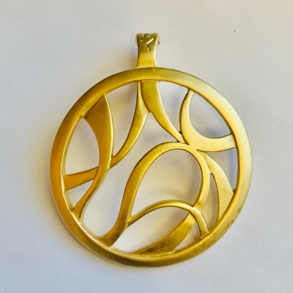 3/$35 Premier Designs, Pizazz Gold-tone Pendant